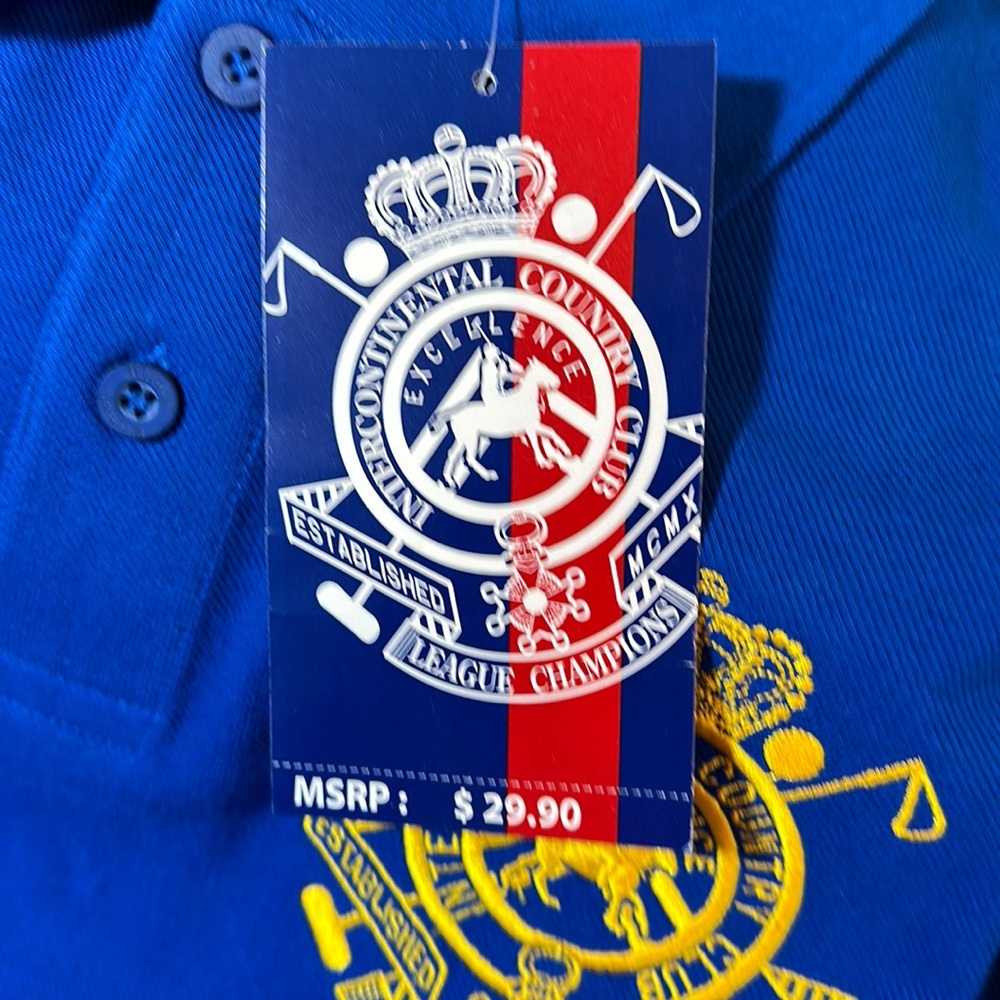 NWT Continental Country Club Polo 2XL - Picture 8 of 12